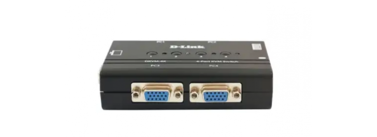 D‑Link DKVM‑4K - компактное управление четырьмя ПК с одной консоли